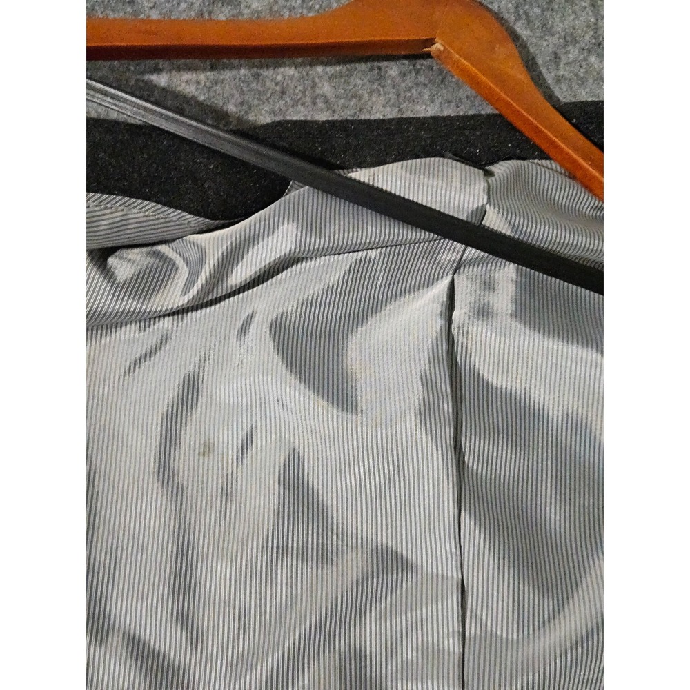 Banana Republic Blazer Mens Gray Tailored Slim Fit Recycled Wool 42R - Picture 11 of 11